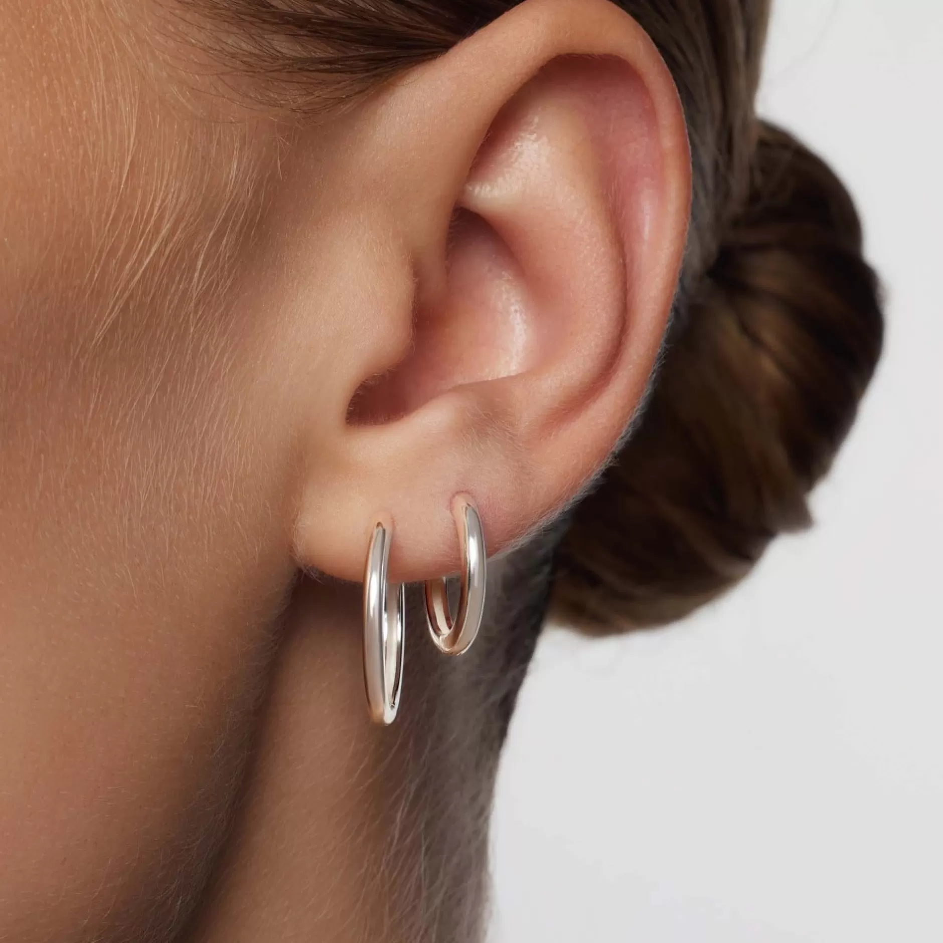 Eline Rosina Oorbellen^Classic Hoops (20Mm) Sterling Zilver