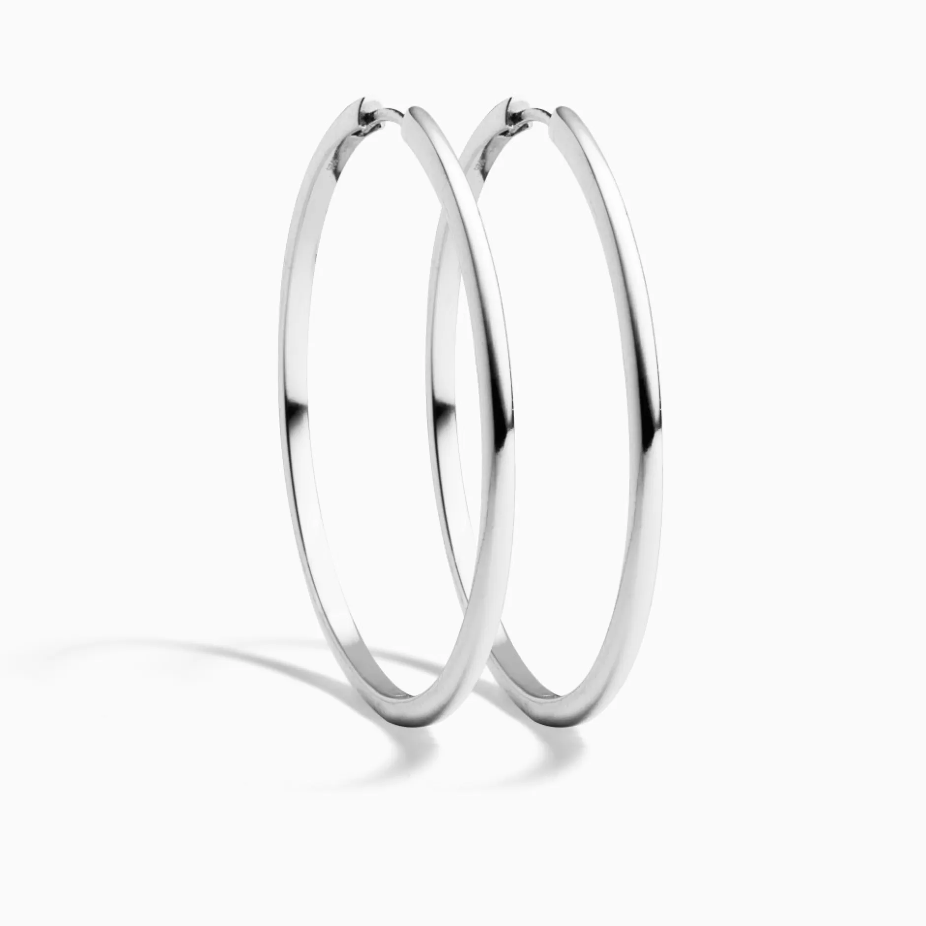 Eline Rosina Oorbellen^Classic Maxi Hoops Sterling Zilver