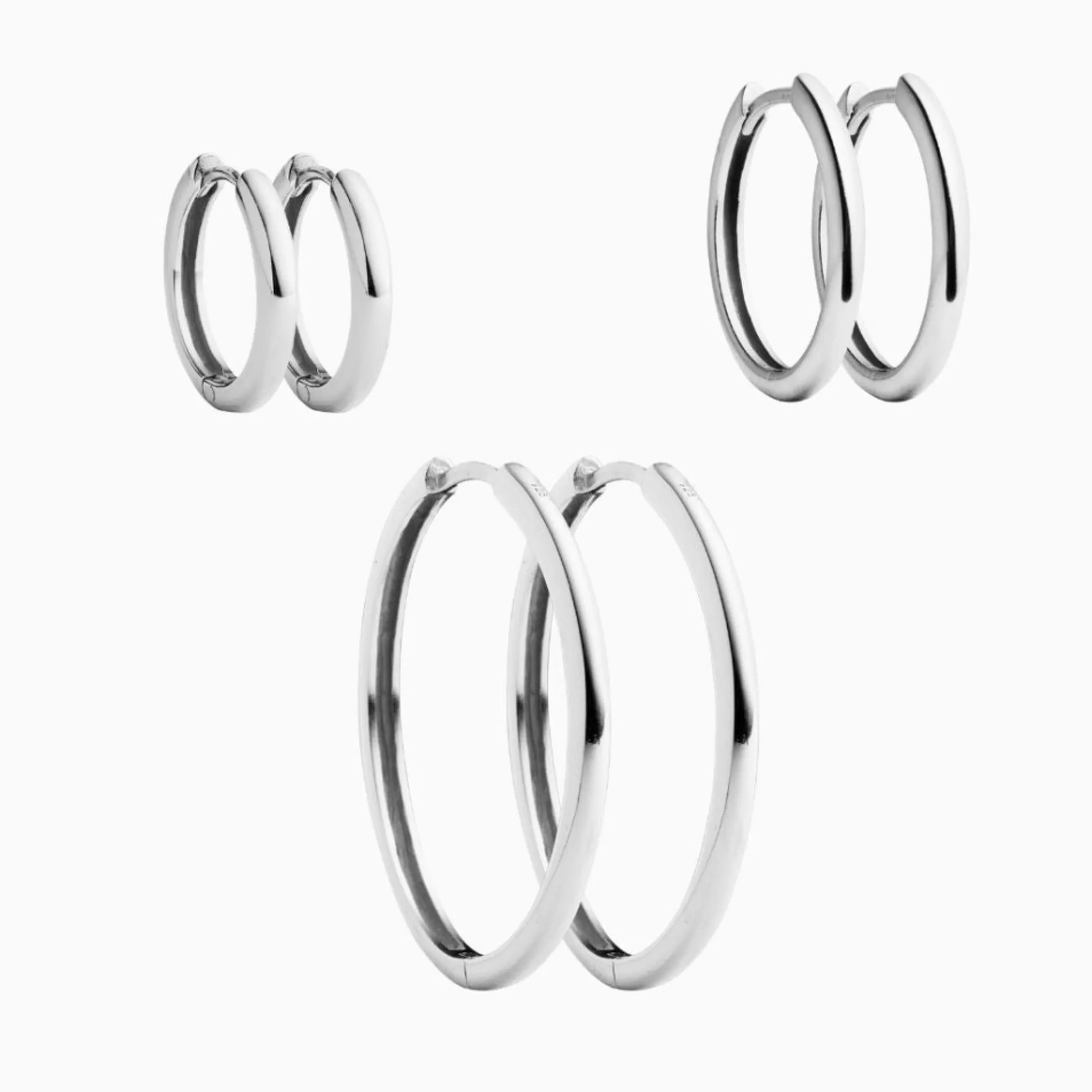 Eline Rosina Oorbellen^Classics Set Sterling Silver