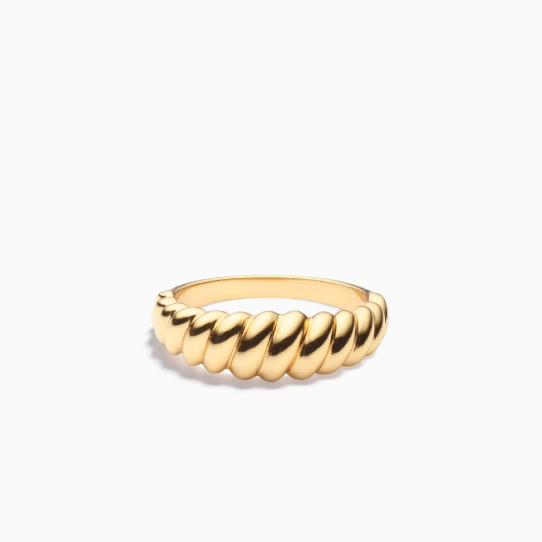 Eline Rosina Ringen^Croissant Ring Gold Vermeil