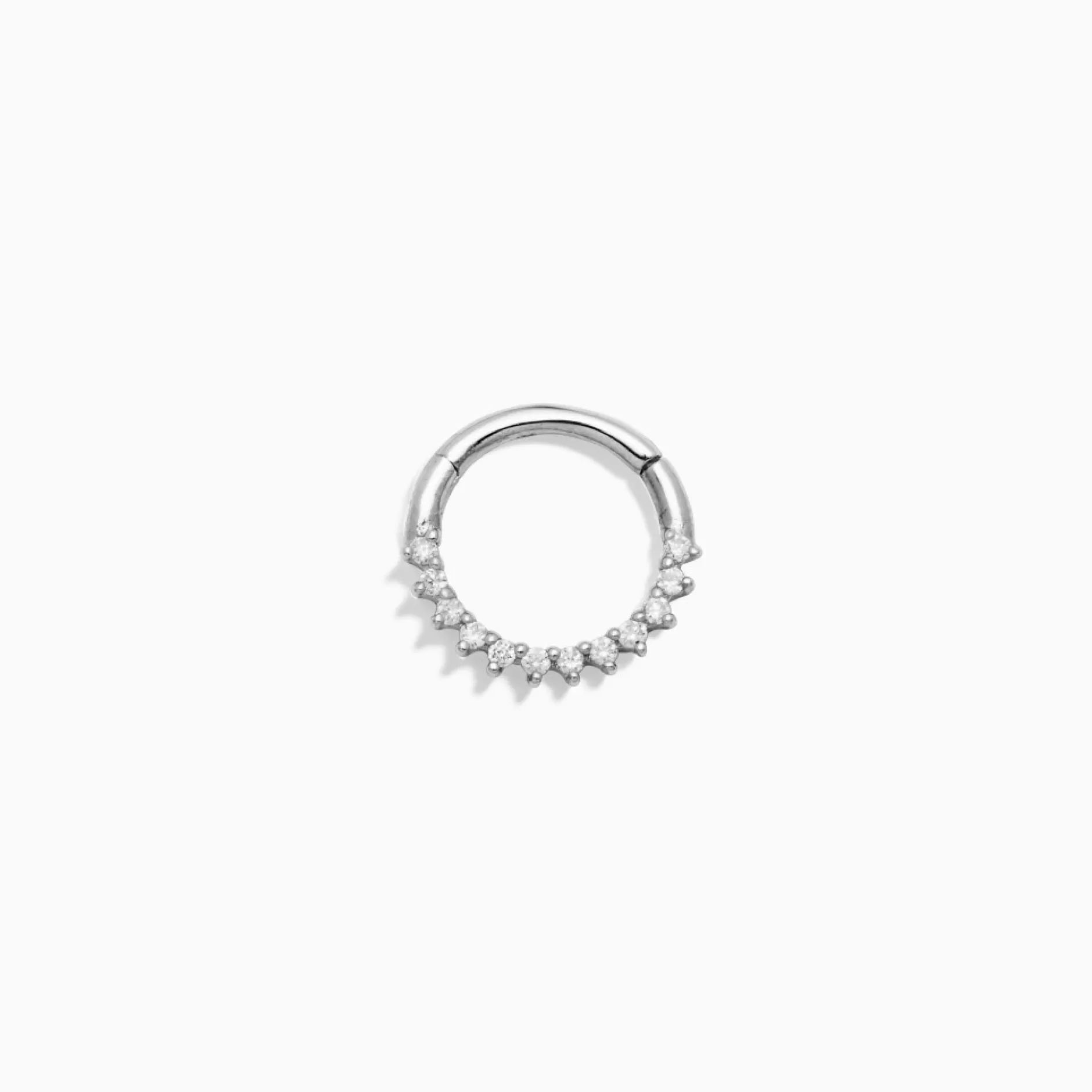 Eline Rosina Oorbellen^Daith Piercing 14K White Gold