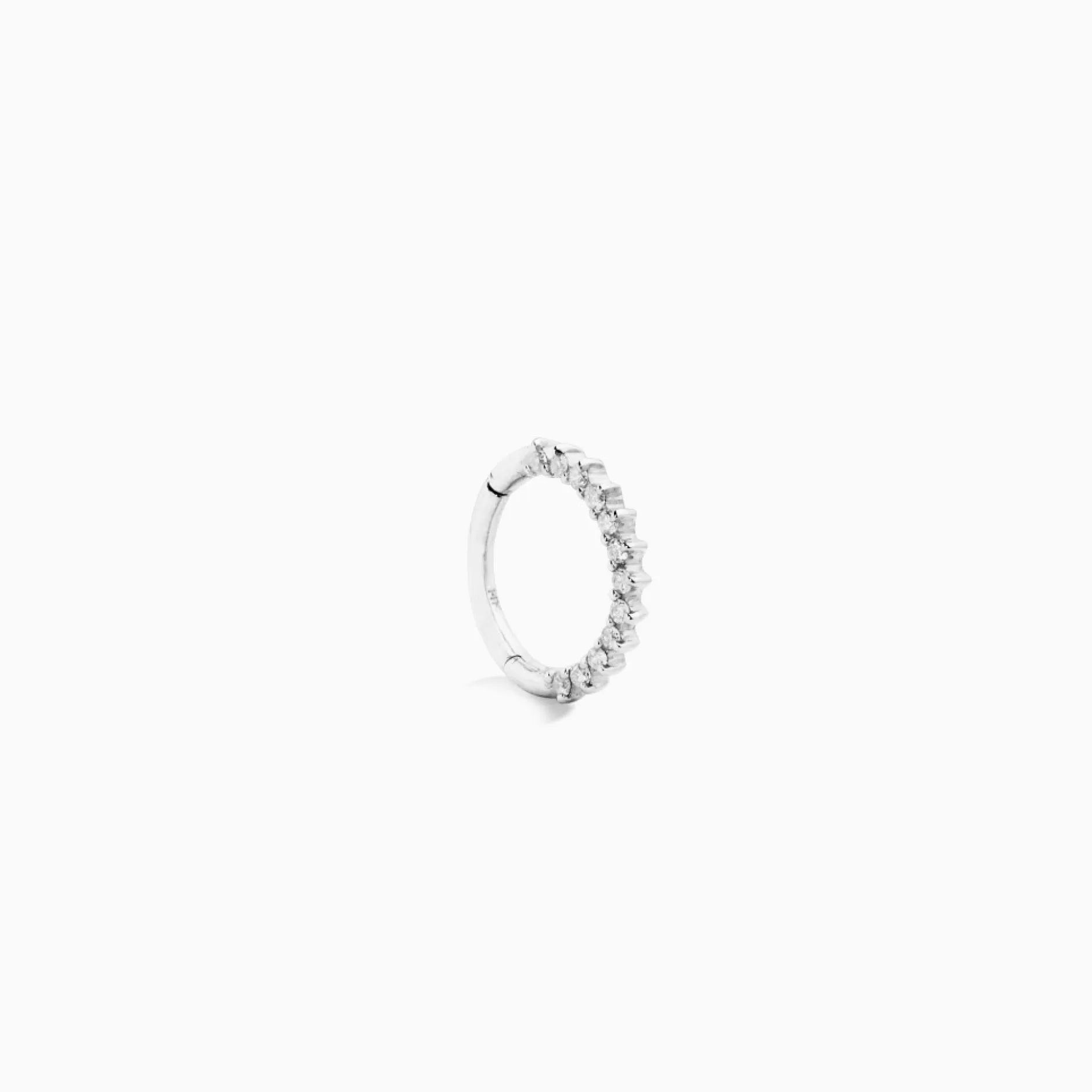 Eline Rosina Oorbellen^Daith Piercing 14K White Gold