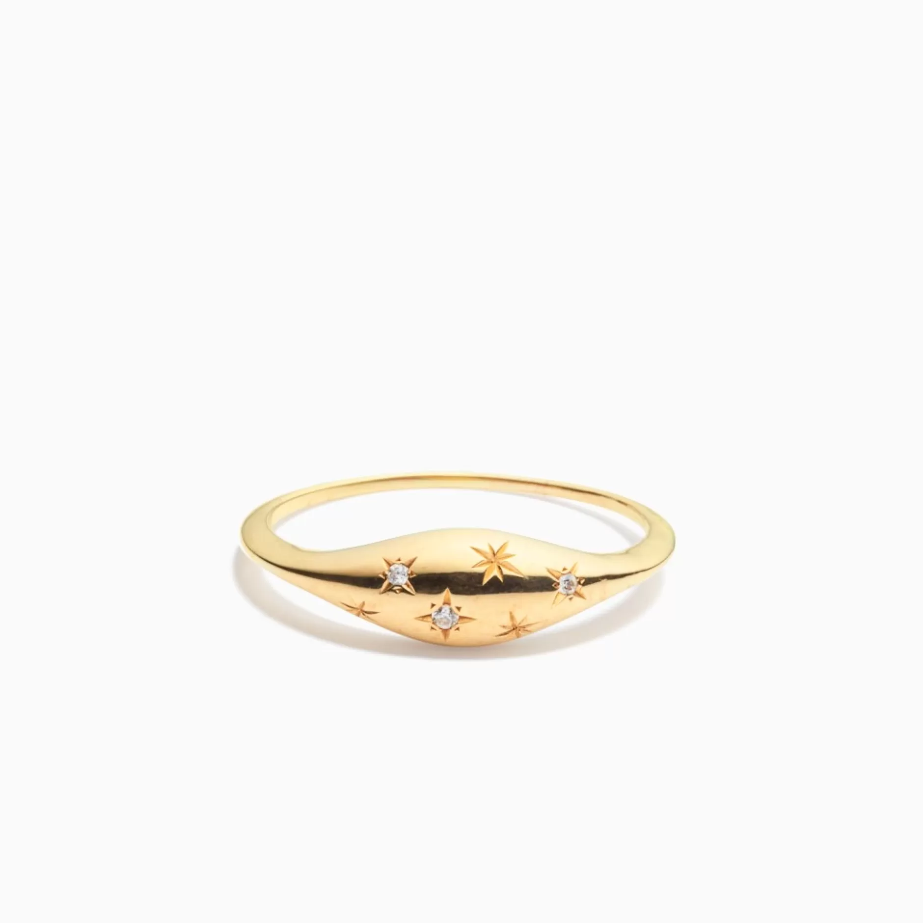 Eline Rosina Ringen^Diamond Dome Ring 14K Yellow Gold