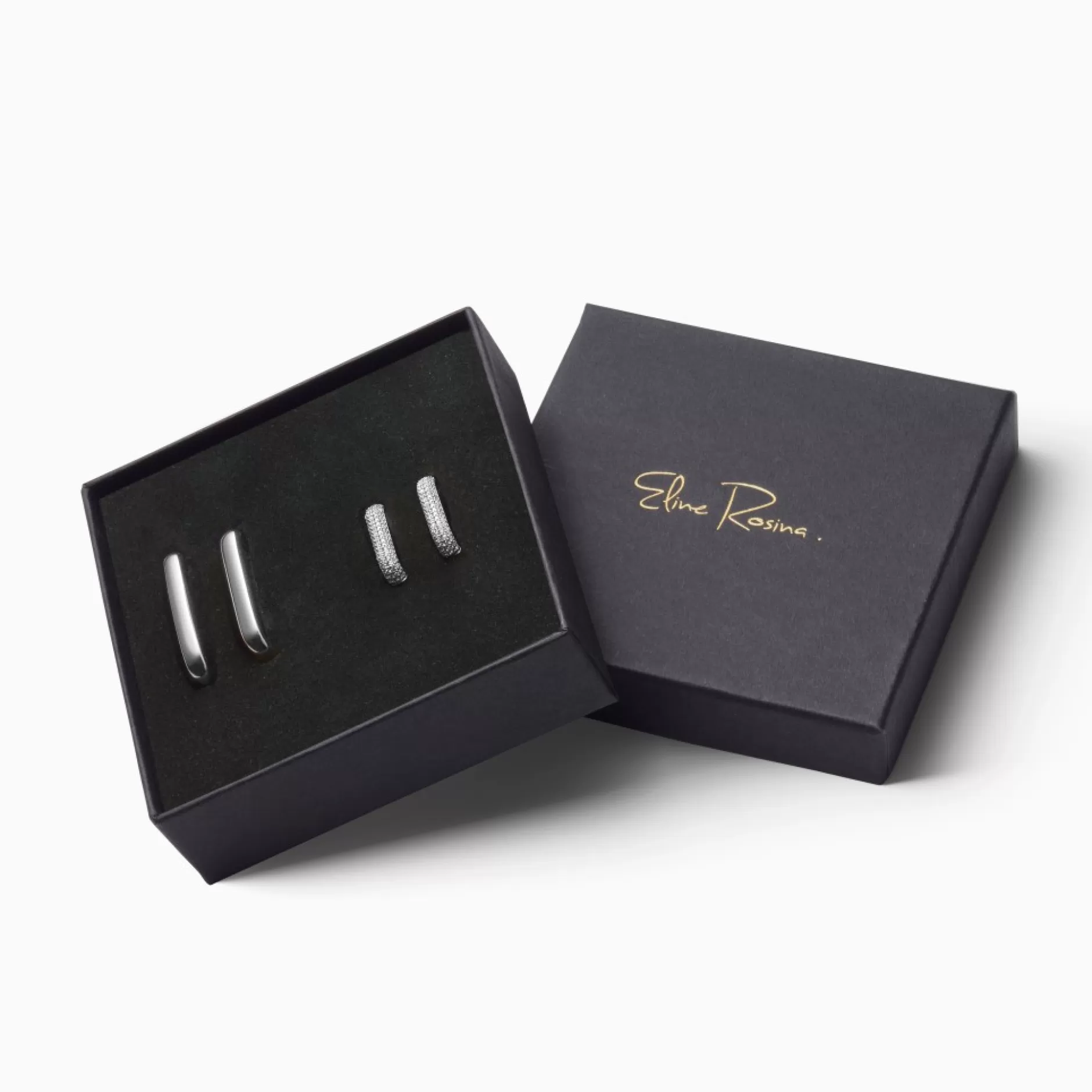 Eline Rosina Oorbellen^Everyday Essentials Icon Box Sterling Zilver