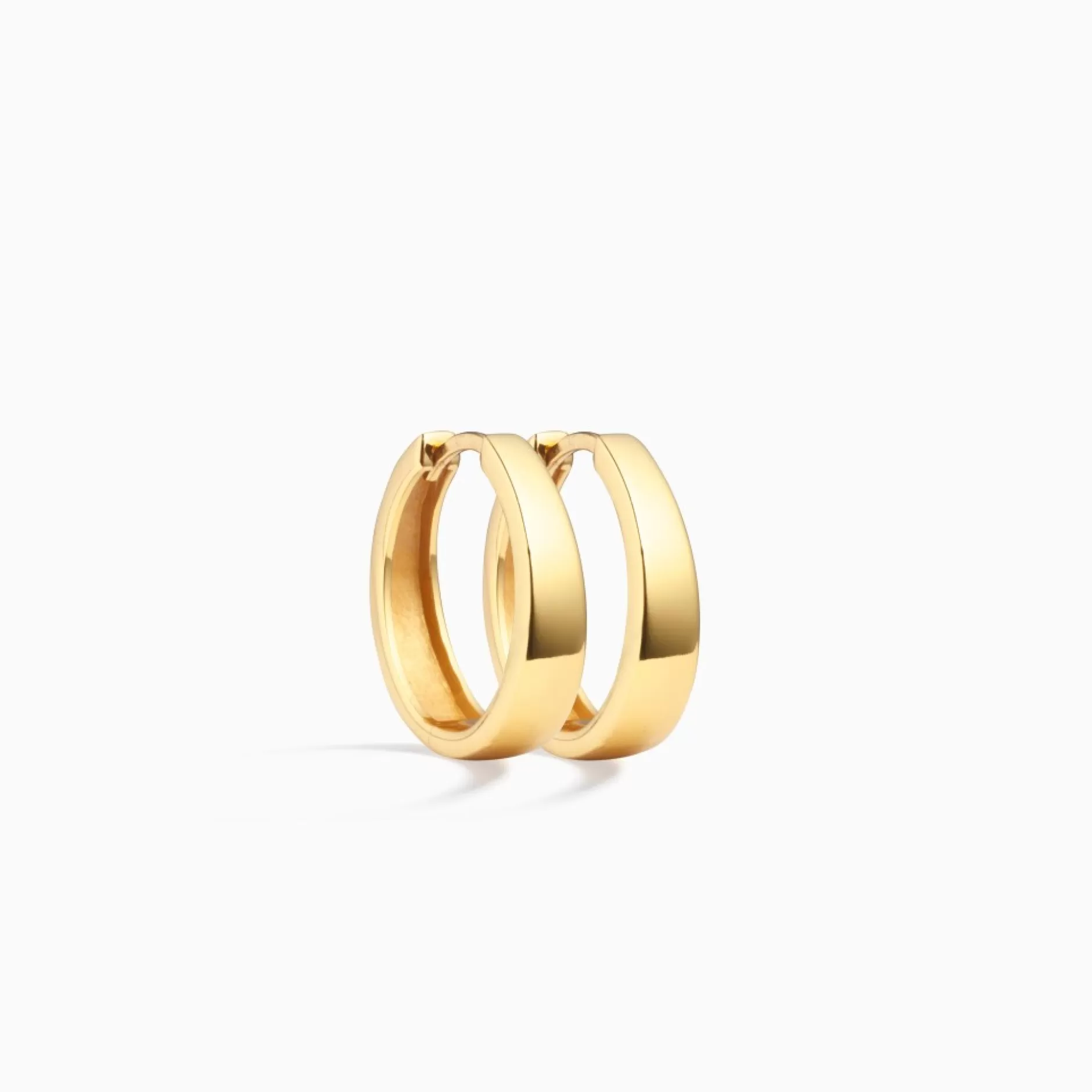 Eline Rosina Oorbellen^Gia Hoops Gold Plated Sterling Silver