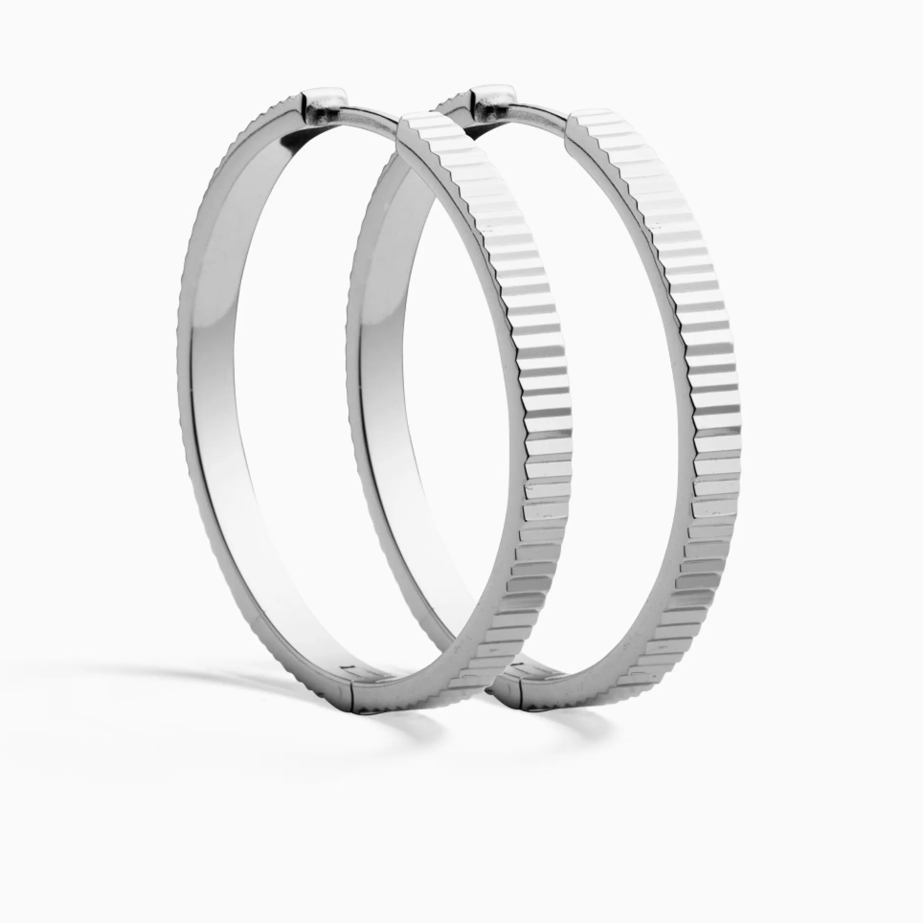 Eline Rosina Oorbellen^Hailey Statement Hoops Sterling Zilver