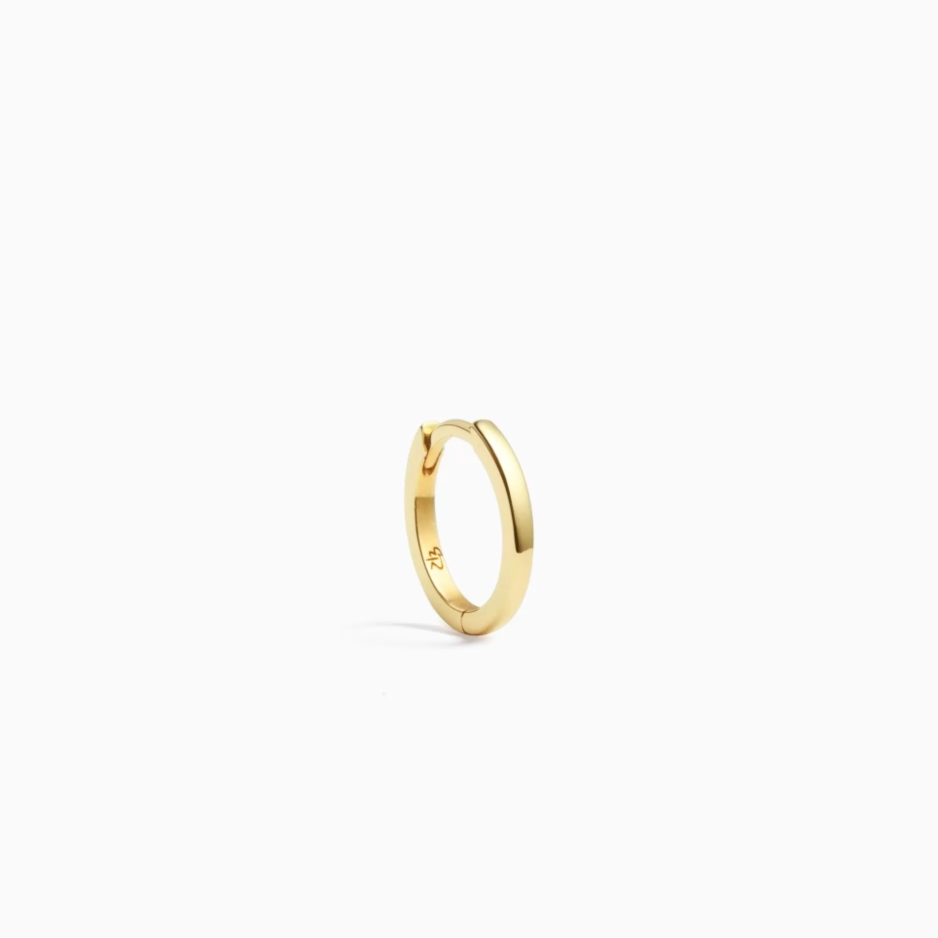 Eline Rosina Oorbellen^Huggie (12Mm) 14K Yellow Gold