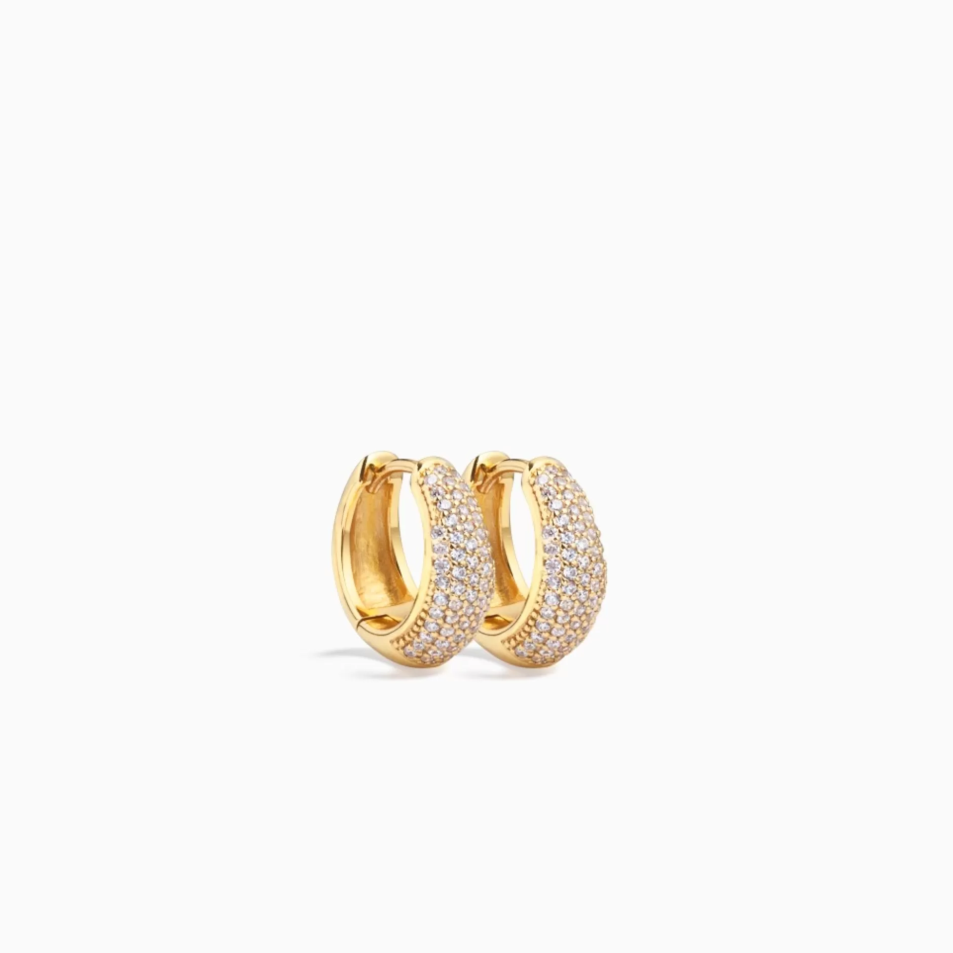 Eline Rosina Oorbellen^Jules Hoops Gold Plated Sterling Zilver