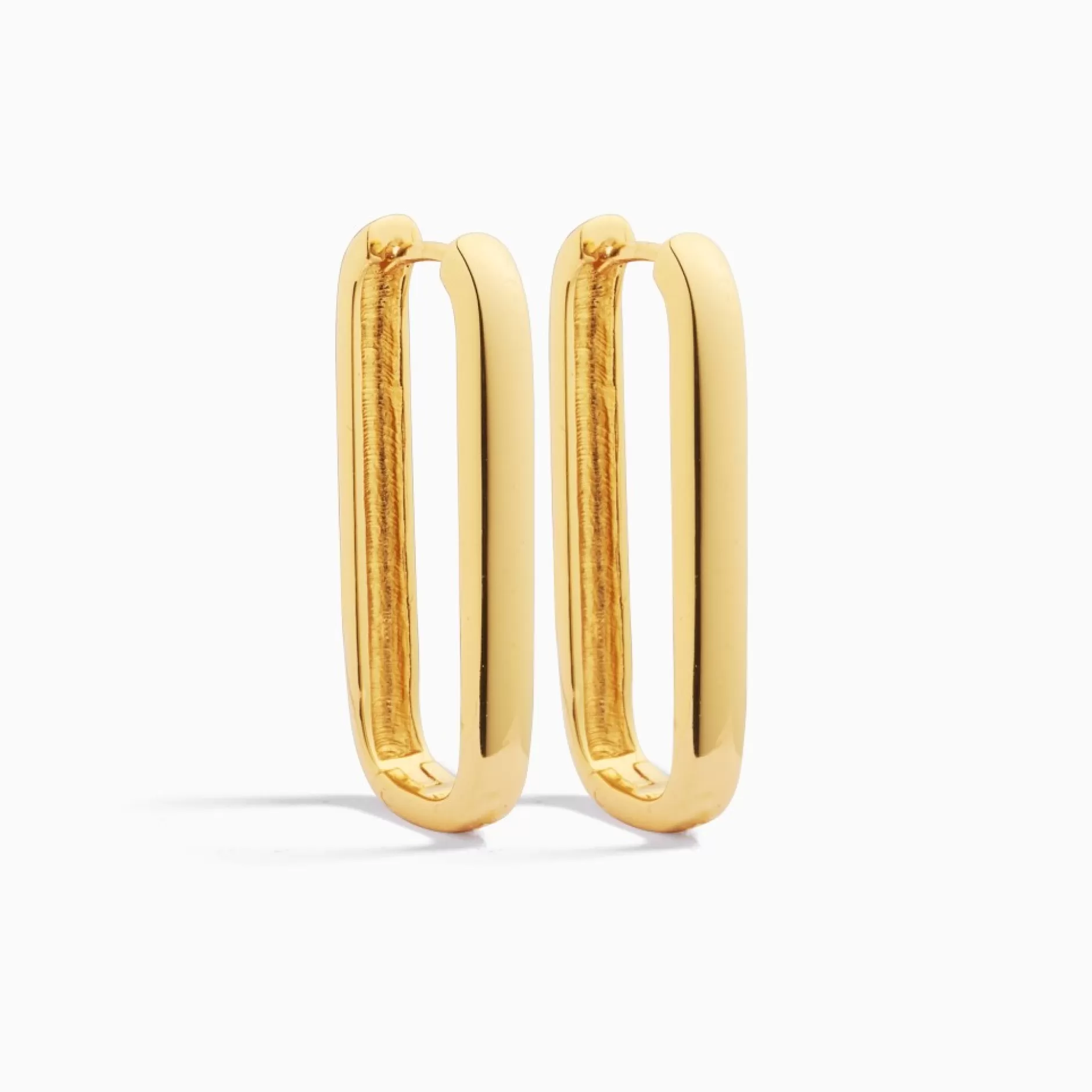 Eline Rosina Oorbellen^Large Icon Hoops Gold Plated Sterling Zilver