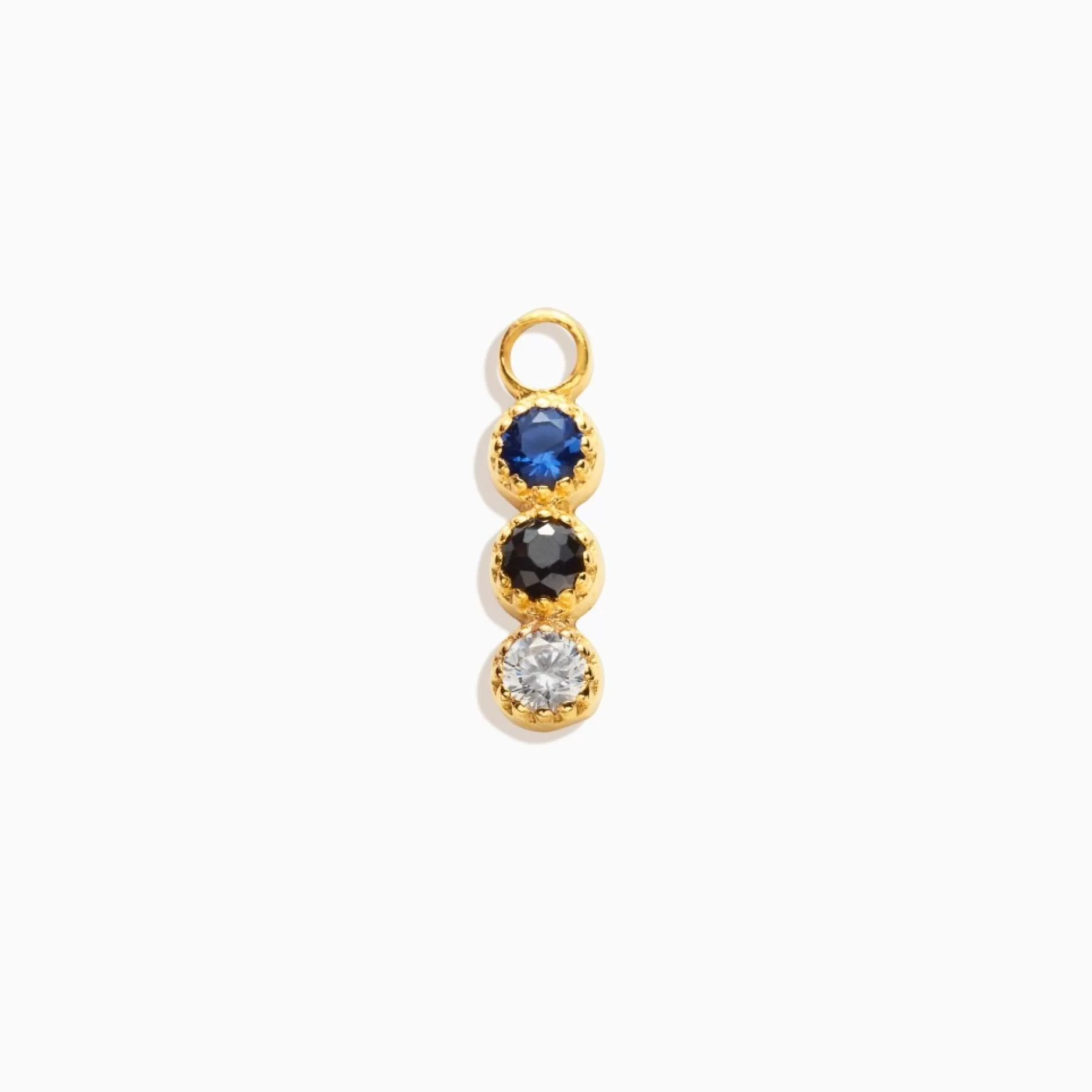 Eline Rosina Oorbellen^Luna Dangle Gold Plated Sterling Zilver