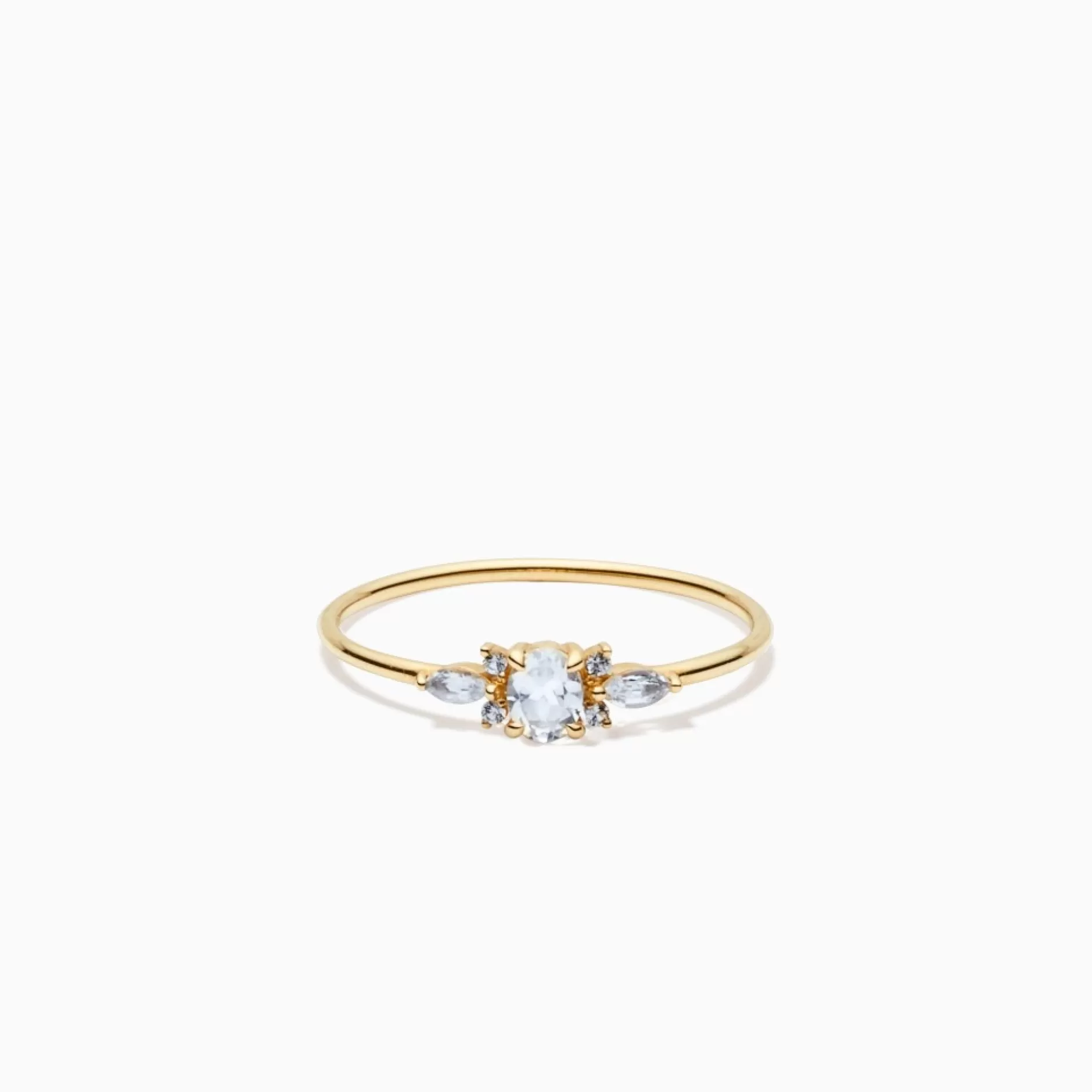 Eline Rosina Ringen^Moonstone Muse Ring 14K Yellow Gold