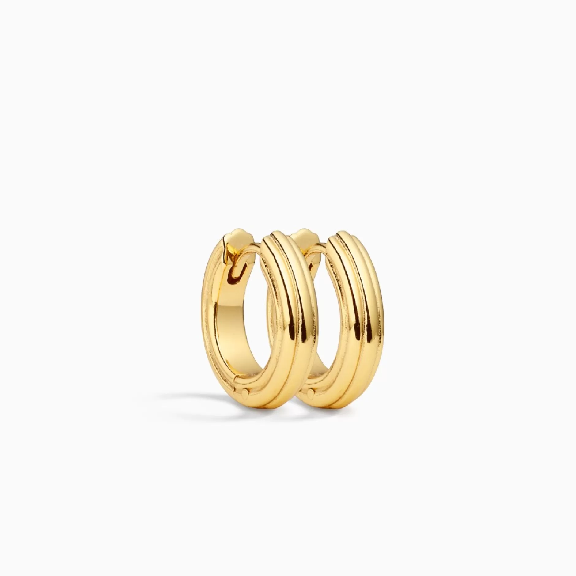 Eline Rosina Oorbellen^Paloma Hoops Gold Plated Sterling Silver