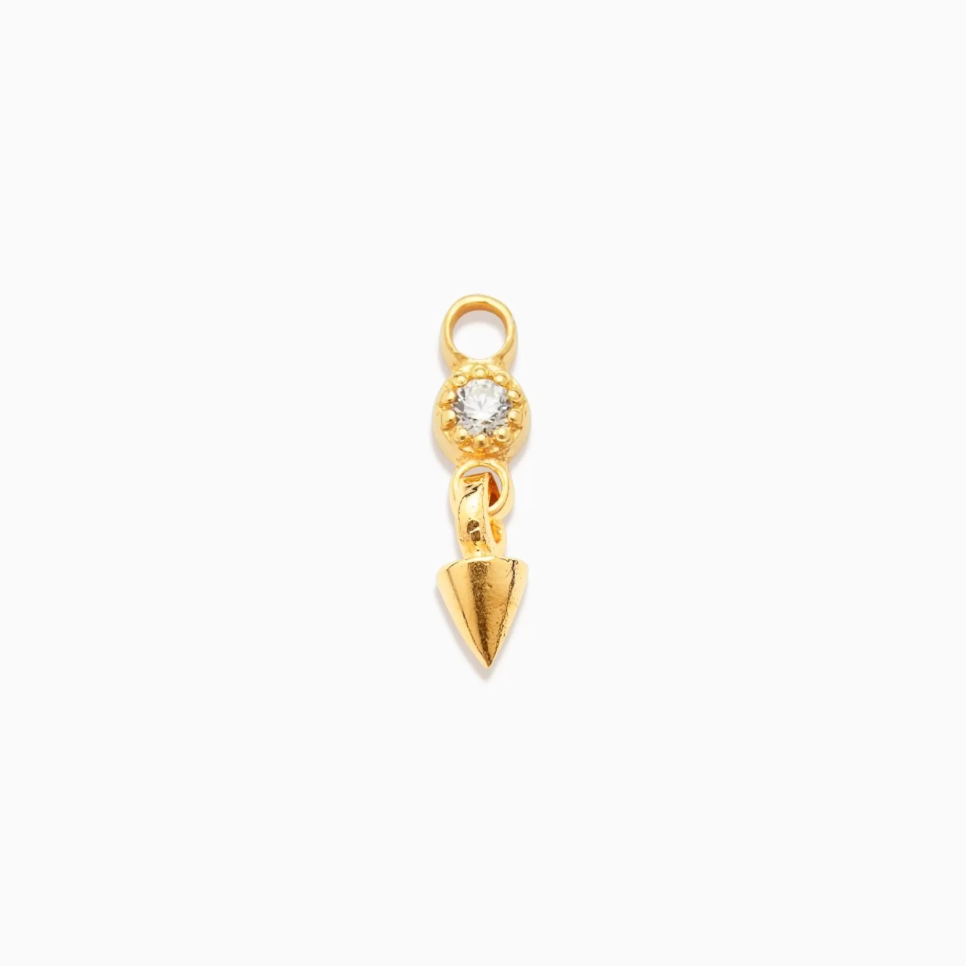 Eline Rosina Oorbellen^Phoebe Dangle Gold Plated Sterling Zilver