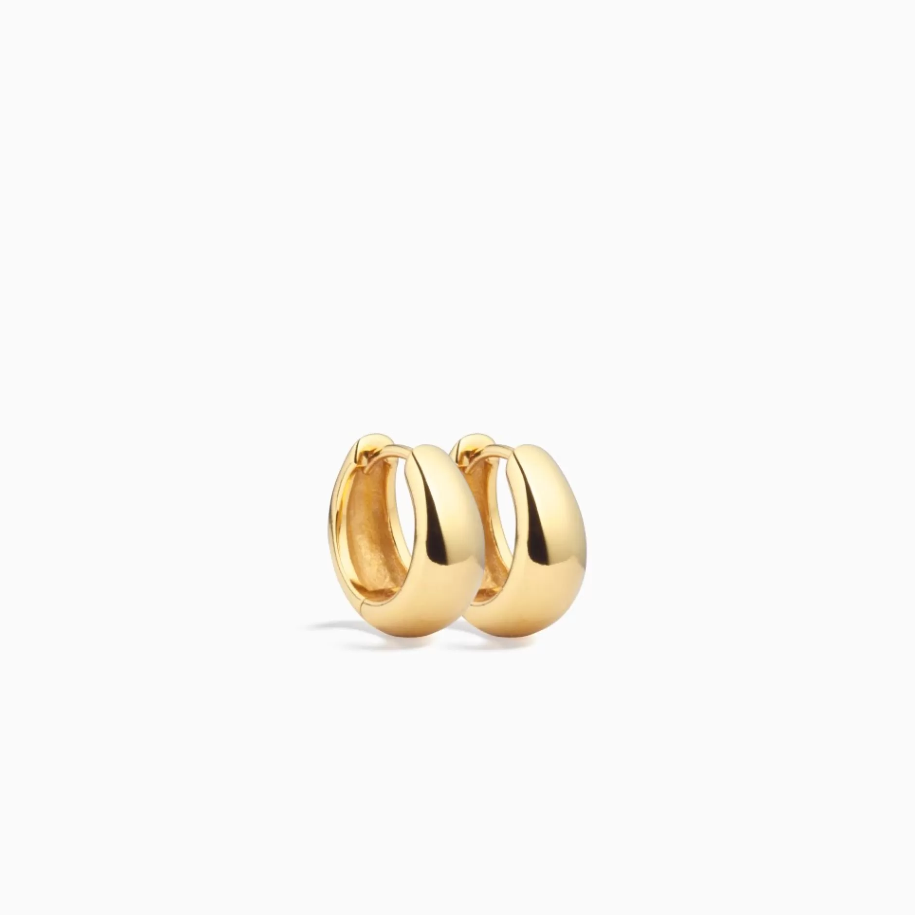 Eline Rosina Oorbellen^Rue Hoops Gold Plated Sterling Zilver