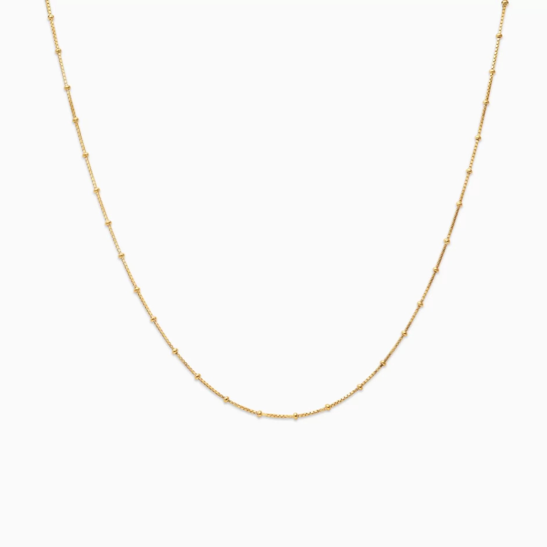 Eline Rosina Kettingen^Tiny Dots Ketting Gold Plated Sterling Silver