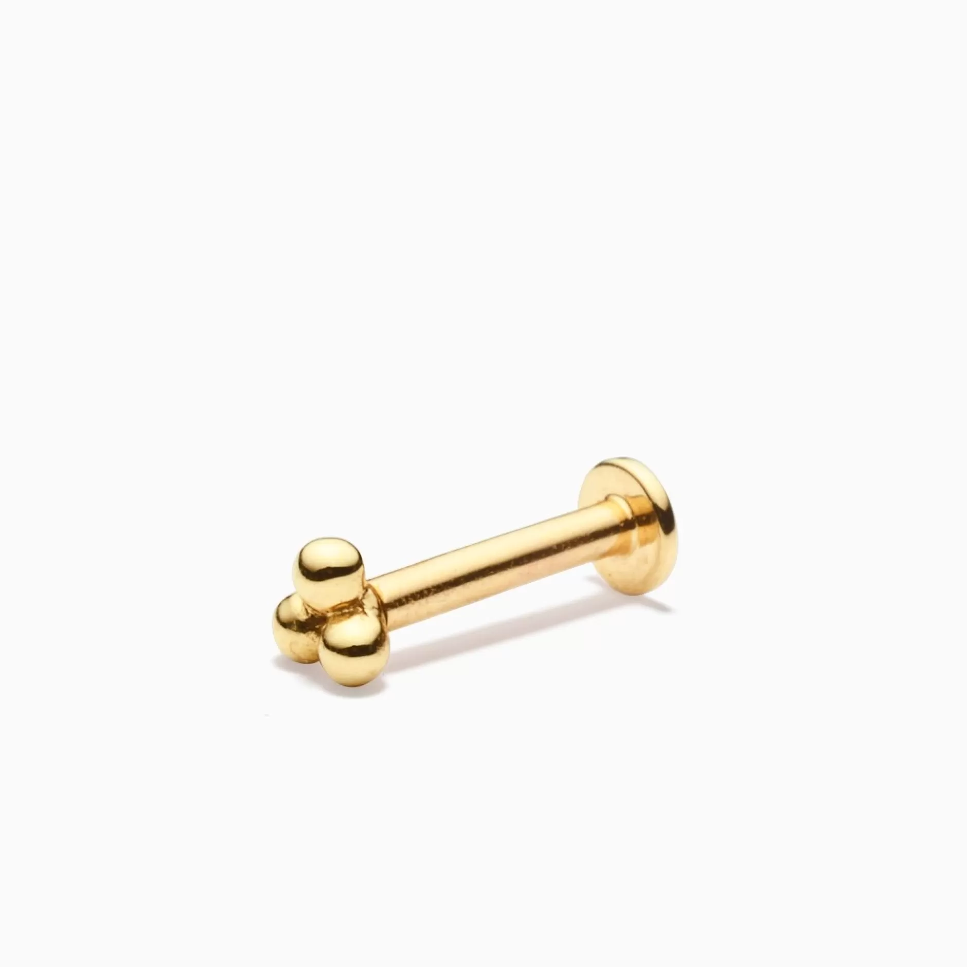 Eline Rosina Oorbellen^Tiny Dots Piercing 14K Yellow Gold