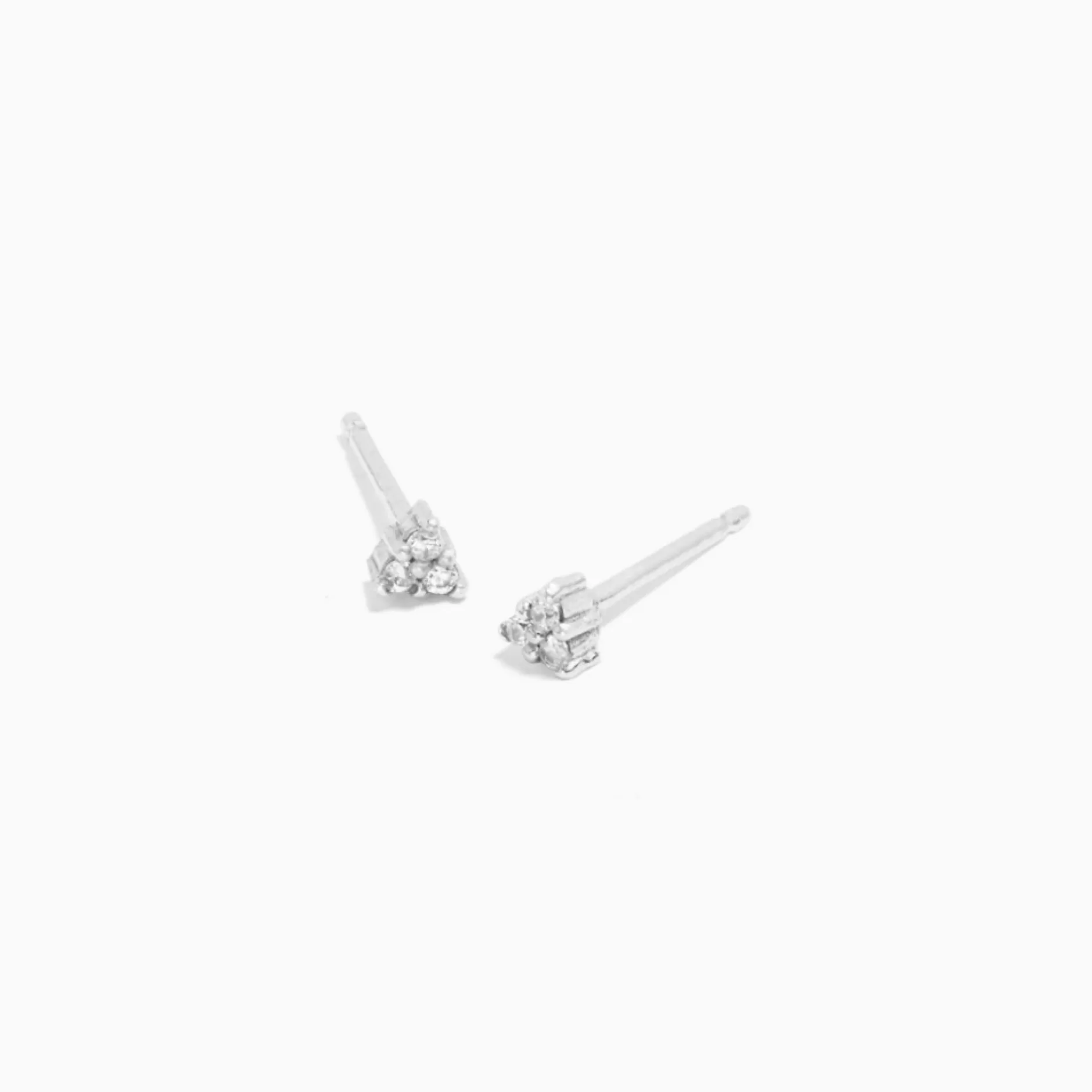 Eline Rosina Oorbellen^Triangle Zirconia Earrings Sterling Zilver