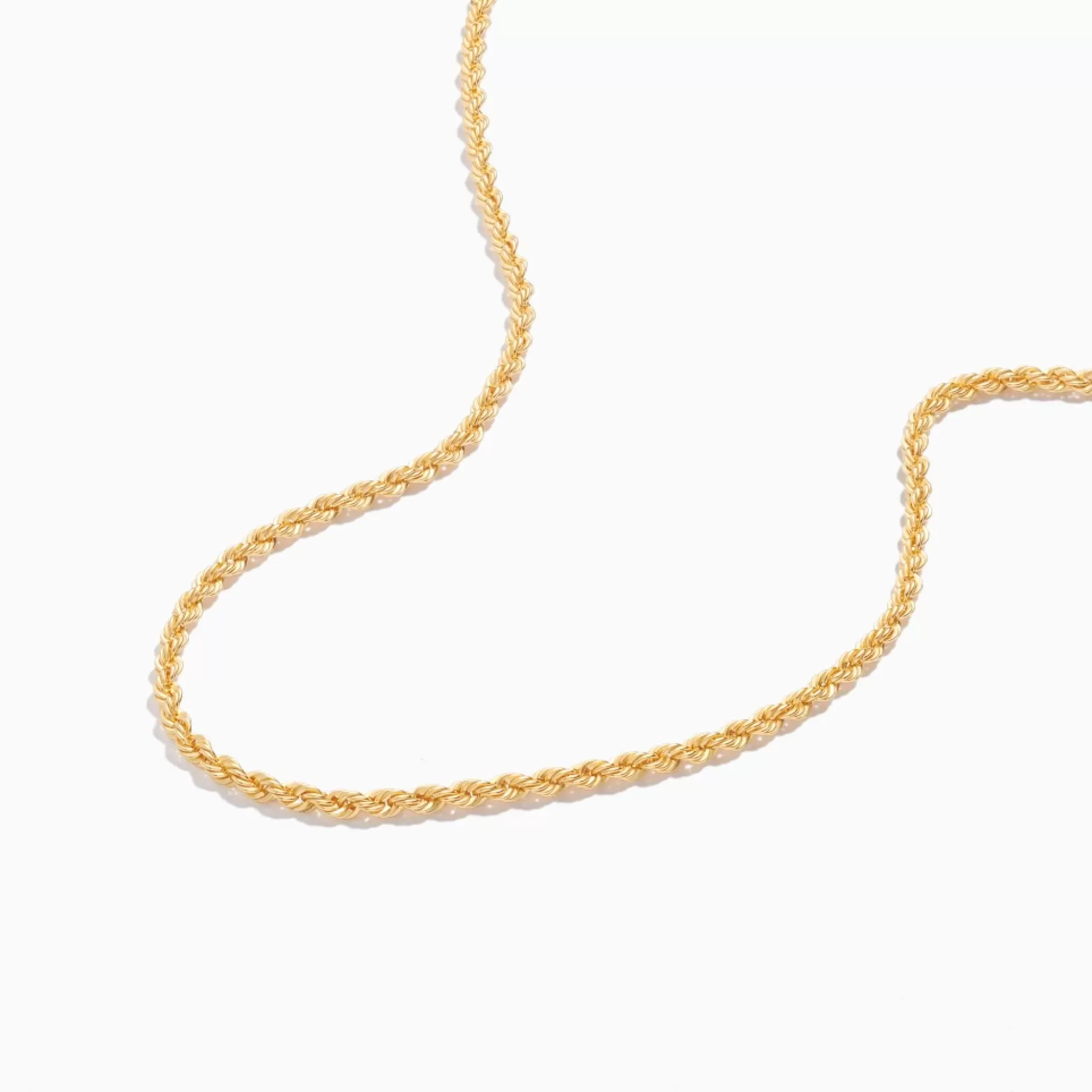 Eline Rosina Kettingen^Twisted Rope Ketting Gold Plated Sterling Zilver