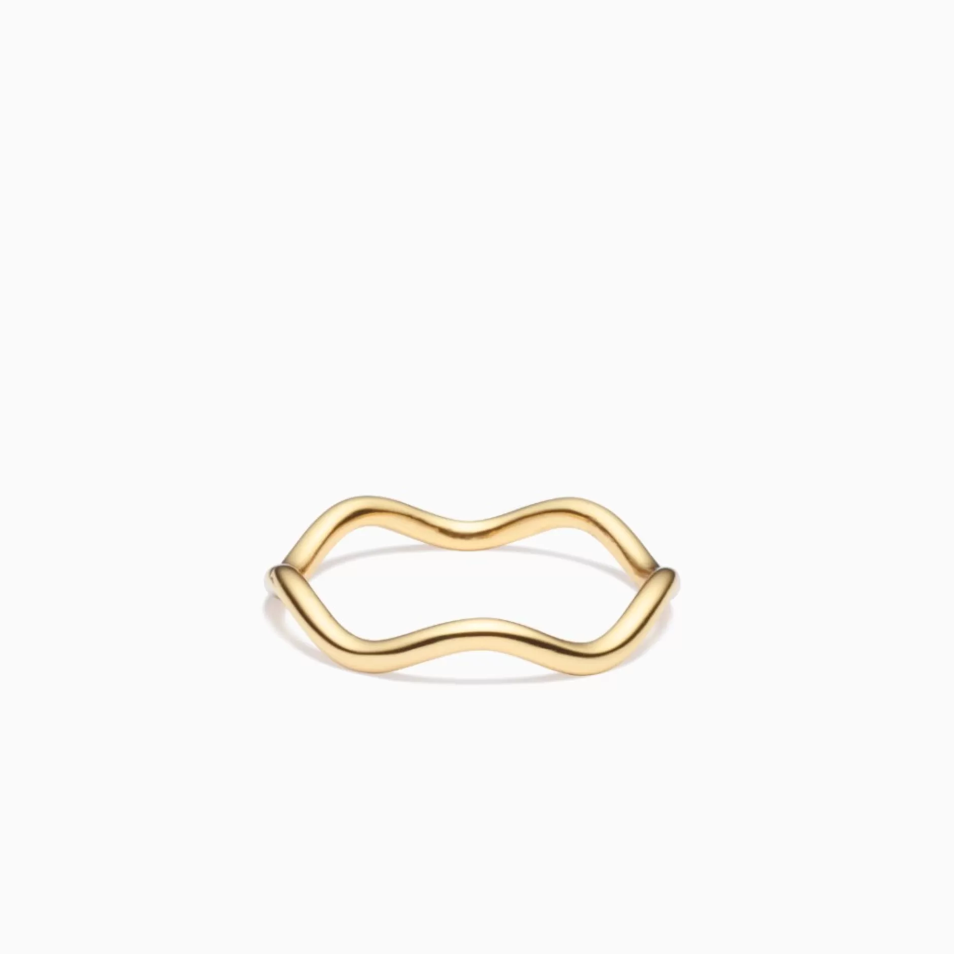 Eline Rosina Ringen^Wavy Ring Gold Vermeil