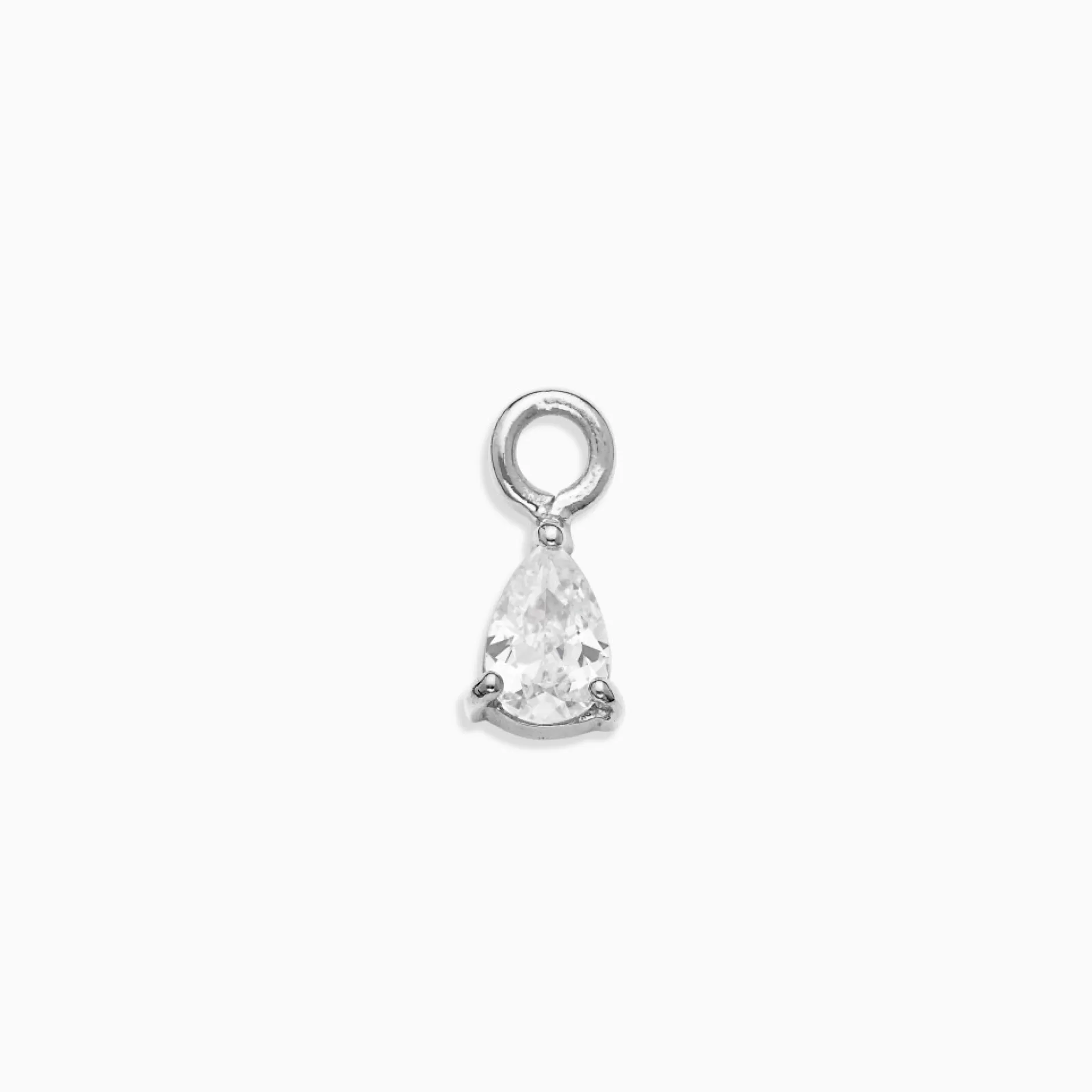 Eline Rosina Oorbellen^White Drop Dangle Sterling Zilver